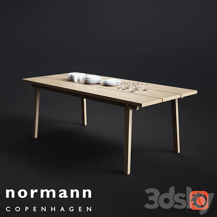 Normann Copenhagen Slice 3D Model Normann Copenhagen Slice 3D Model