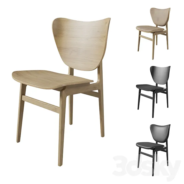Norr11 Elephant Dining Chair 3D Model Norr11 Elephant Dining Chair 3D Model