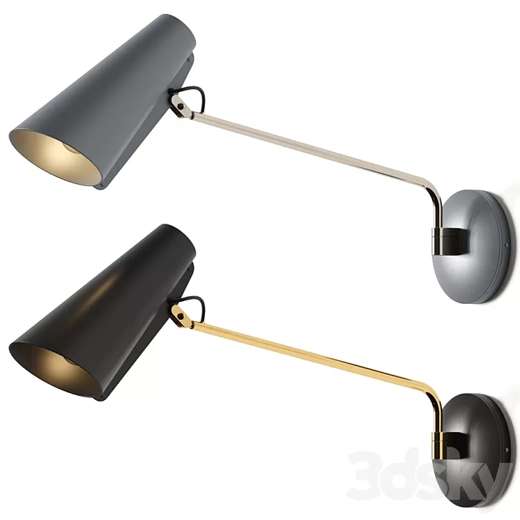 Northern Birdy Wall Lamp 3D Model Free Download Northern Birdy Wall Lamp 3D Model Free Download