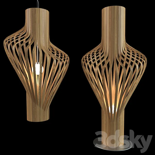 Northern Lighting Diva 3D Model Northern Lighting Diva 3D Model