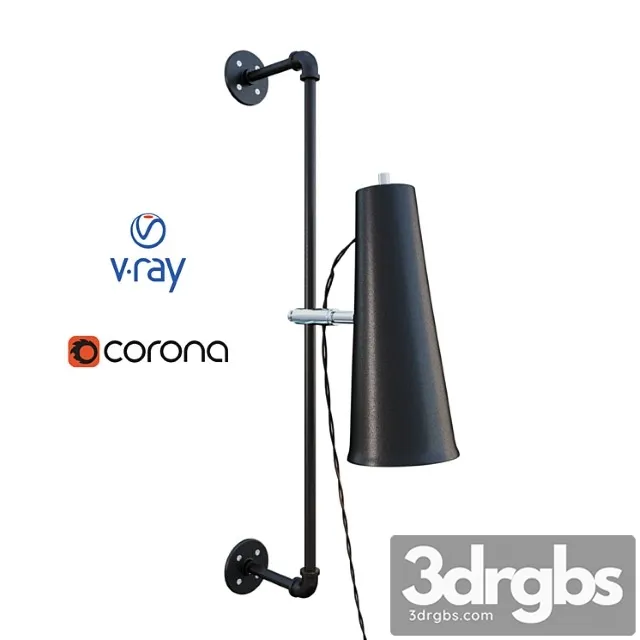 Norton nor375-gtsn model of wall lamp from the company house of troy usa. 3D Model Download Norton nor375-gtsn model of wall lamp from the company house of troy usa. 3D Model Download