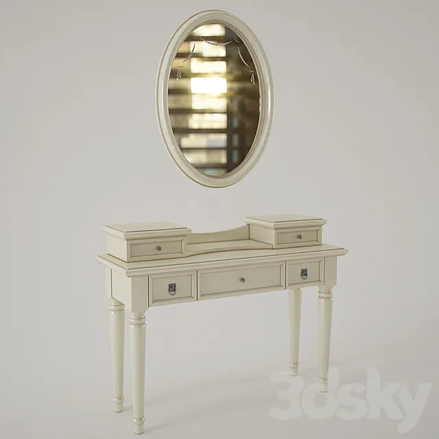 Nostalgia Camelgroup Dressing Table 3DModel