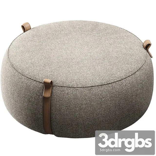 Notch Pouffe 3D Model Download