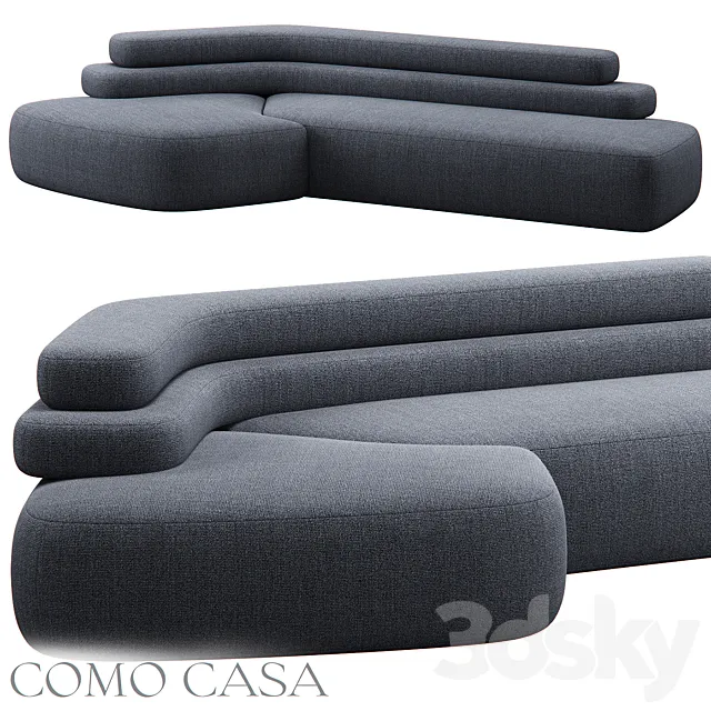 Noto sofa by Como Casa 3D Model Noto sofa by Como Casa 3D Model