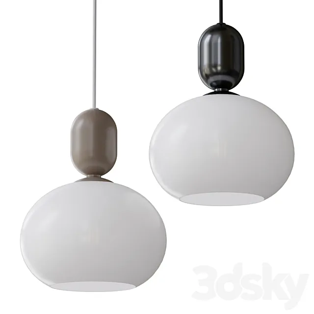 Notti 20 Pendant Light 3D Model Notti 20 Pendant Light 3D Model