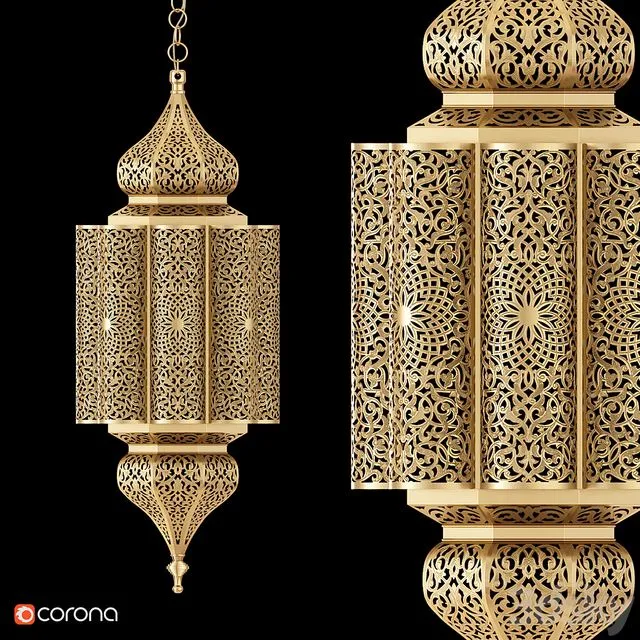 NOUR CEILING PENDANT ML219 3D Model NOUR CEILING PENDANT ML219 3D Model