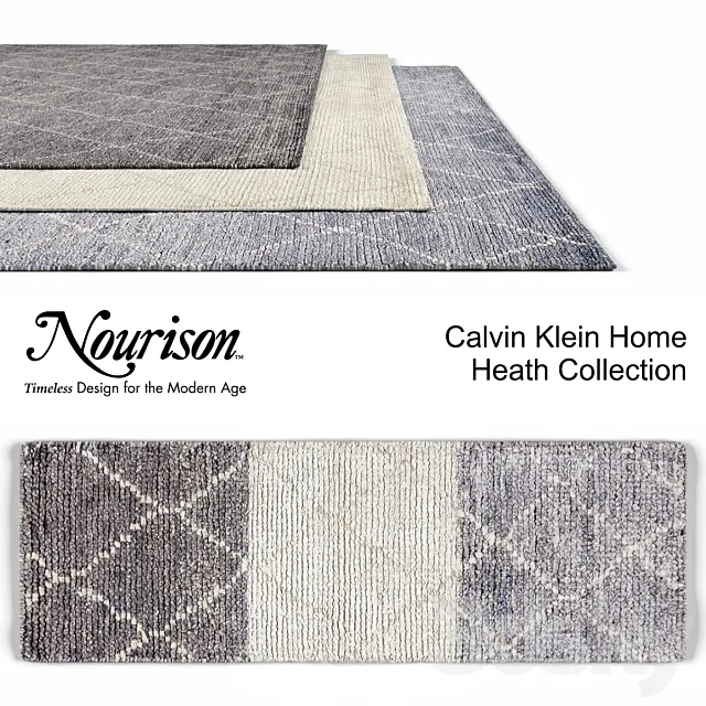 Nourison CK Home Heath Collection 3DModel Nourison CK Home Heath Collection 3DModel