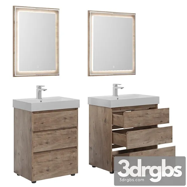 Nova Lite 60 75 85 From Box Rustic Oak 3D Model Download