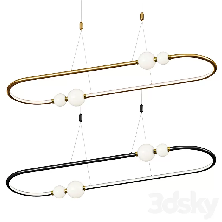 Nova Luce Celia Pendant Lamp 3D Model