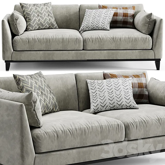Novak by Missana sofa 3D Model Novak by Missana sofa 3D Model