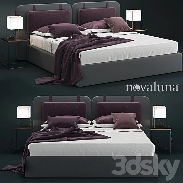 Novaluna SOUND Double bed 3DModel