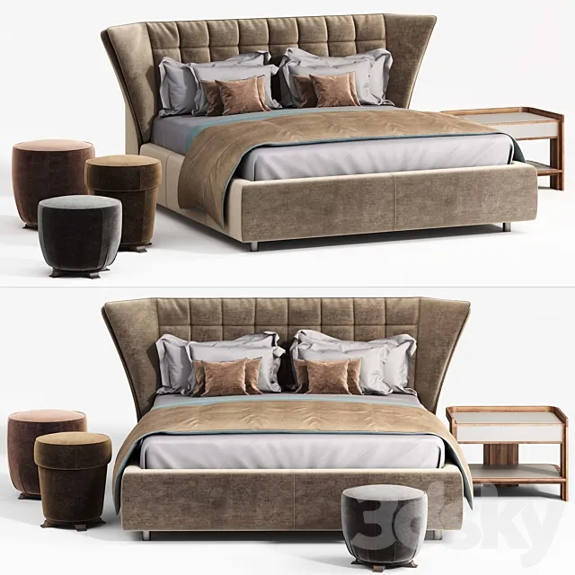 Novalunaitalia Flower bed 3D Model Novalunaitalia Flower bed 3D Model