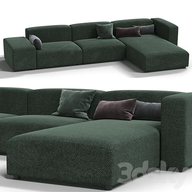 Novamobili AVENUE green 3DModel Novamobili AVENUE green 3DModel