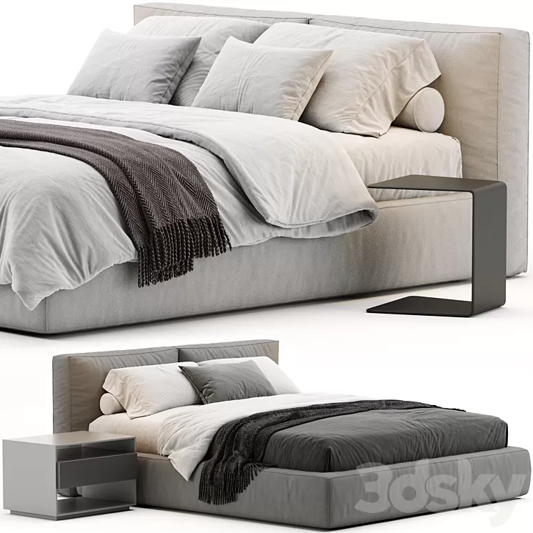 Novamobili Brick Bed 3D Model Free Download