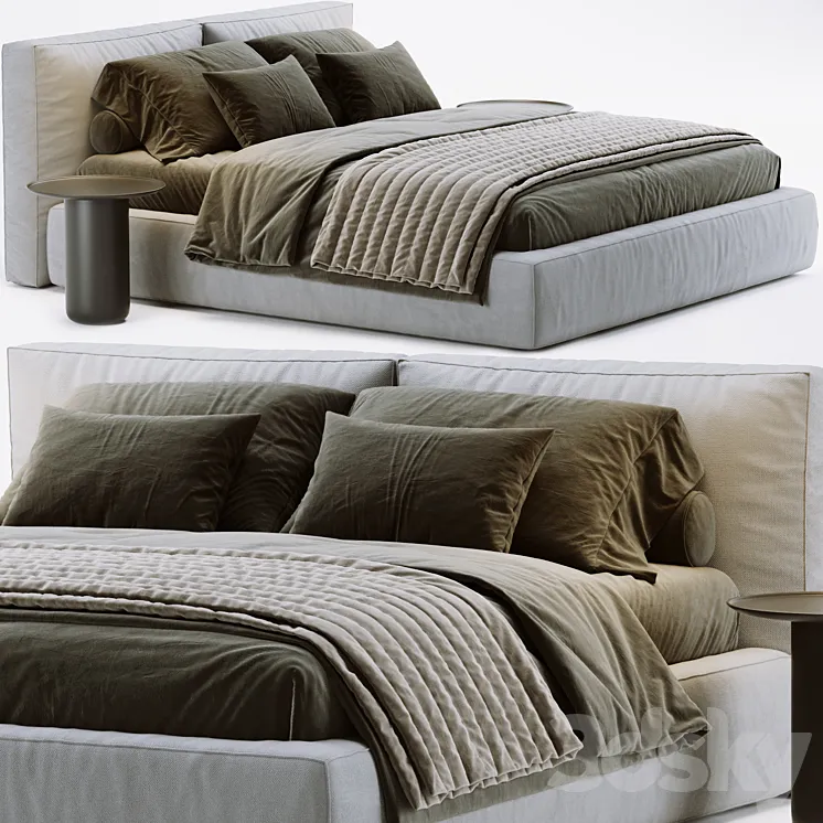 Novamobili Brick Bed 3D Model Free Download