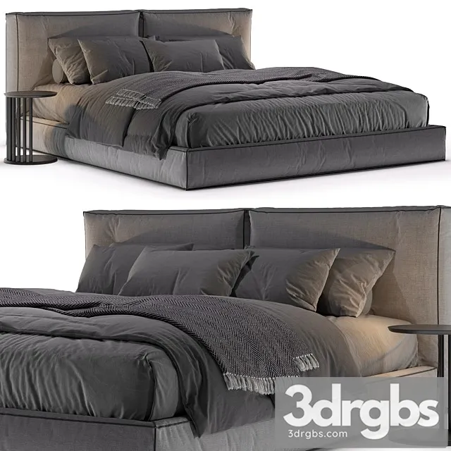 Novamobili Brick Bed Designed By Edoardo Gherardi 3D Model Download