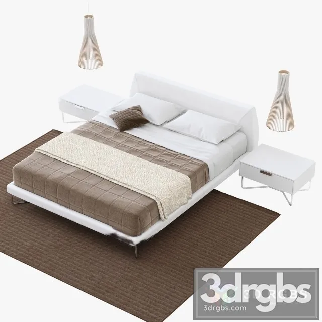 Novamobili Chocolate Bed 3D Model Download