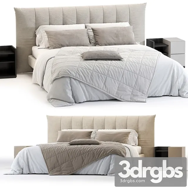 Novamobili Groove Silvia Prevedello Bed No 2 3D Model Download