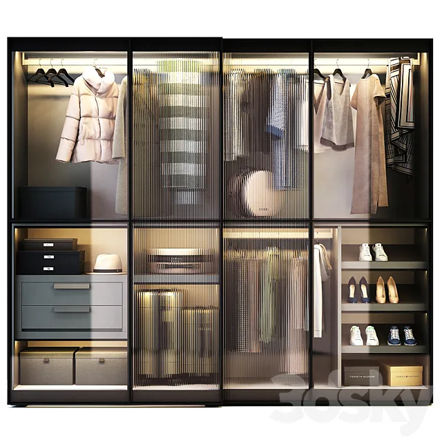 Novamobili Layer Wardrobe 3DModel