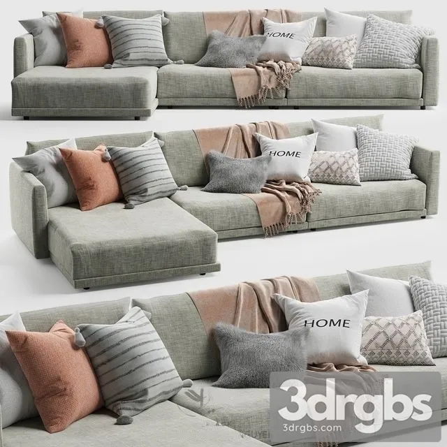 Novamobili Mac Sofa 01 3D Model Download