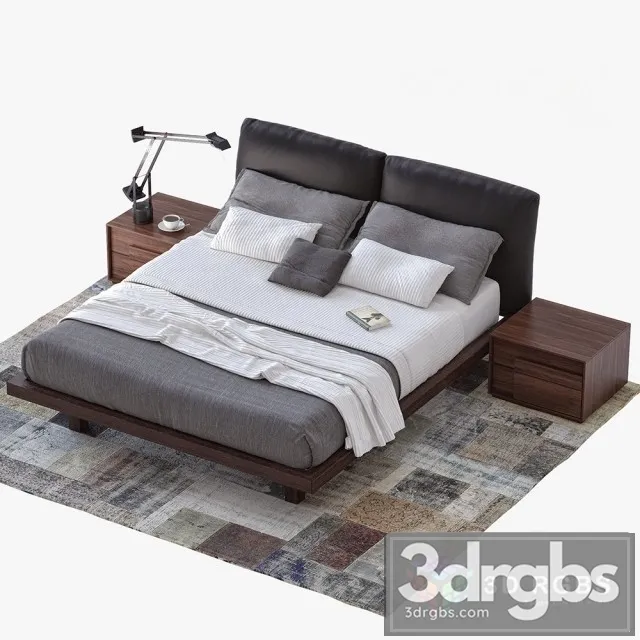 Novamobili Nido Bed 3D Model Download Novamobili Nido Bed 3D Model Download