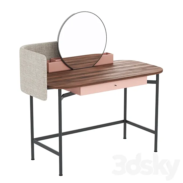 Novamobili NINFEA secretaire 3DModel Novamobili NINFEA secretaire 3DModel