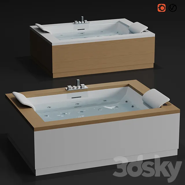 Novellini Sense Dual Bathtub 3D Model