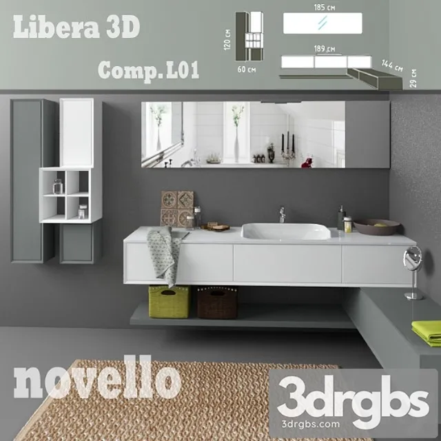 Novello Libera 3D Comp l1 3D Model Download