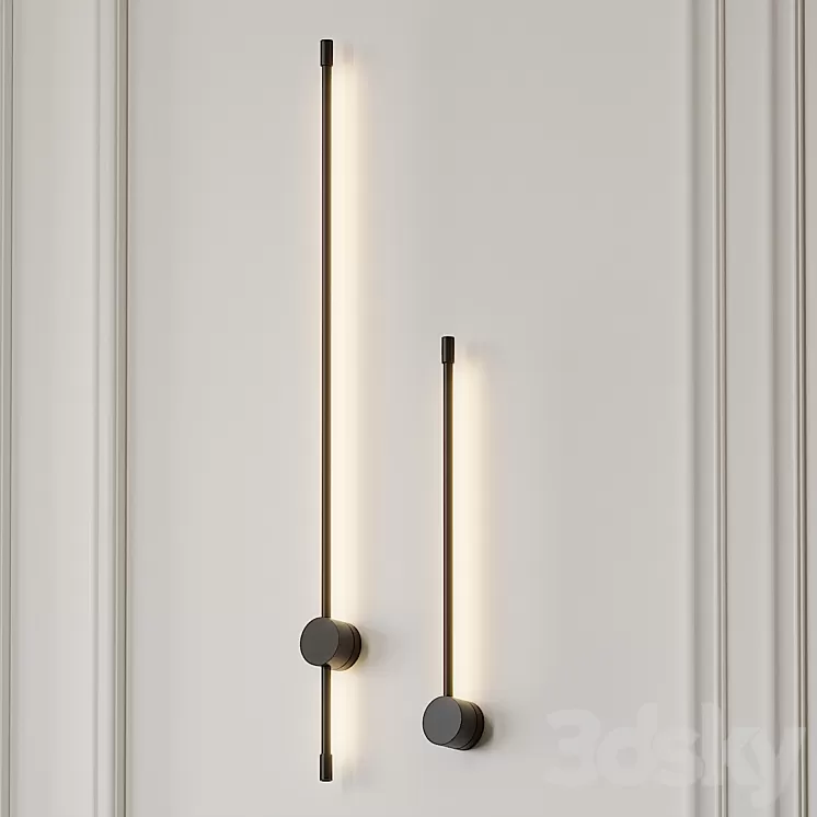 Novelty LED Wall Lamp 3D Model