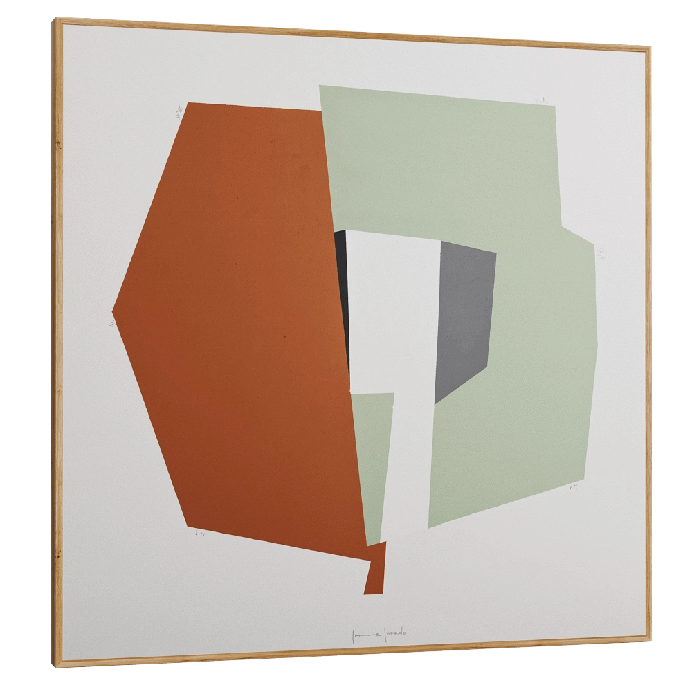 Novocuadro Art Company  – Picture Big Dark plane ambiente 3D Model