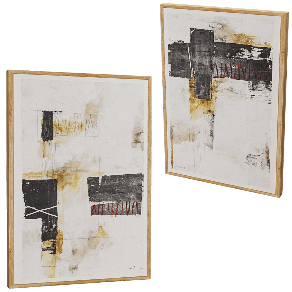 Novocuadro Art Company  – Picture  Etnico I & II_Ambiente Javier Mateos 3D Model