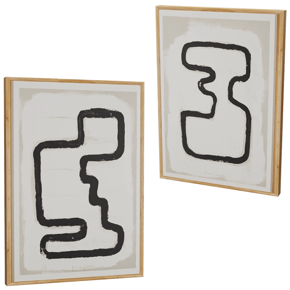 Novocuadro Art Company  – Picture Road I & II Jaime Jurado 3D Model