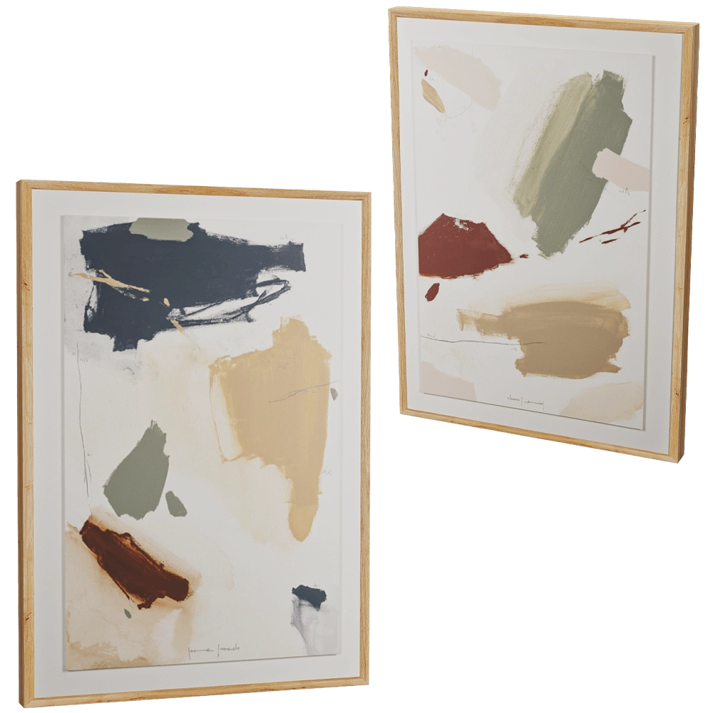 Novocuadro Art Company  – Picture ShapesI & II Jaime Jurado_ambiente 3D Model