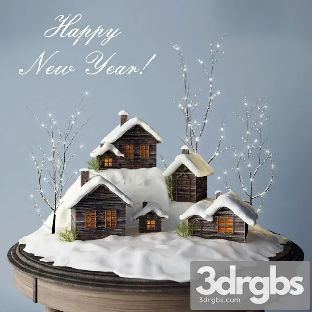 Novoghodniaia Kompozitsiia 1 3D Model Download Novoghodniaia Kompozitsiia 1 3D Model Download