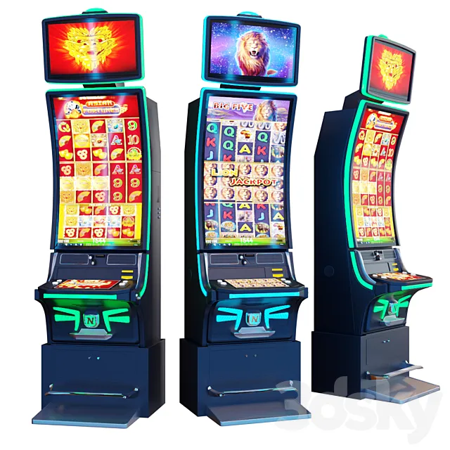 Novomatic PANTHERA Curve 1.43 3D Model Novomatic PANTHERA Curve 1.43 3D Model