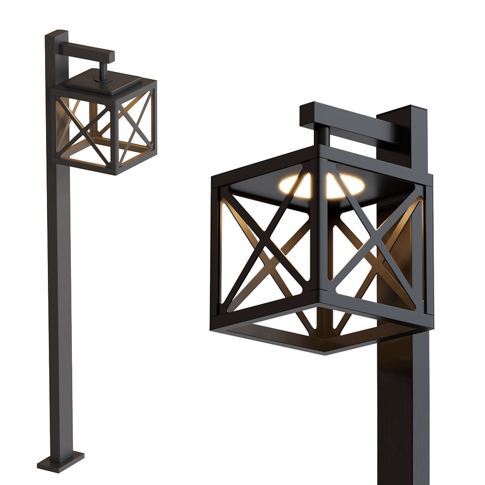 Novotech – Outdoor lamp post DANTELA 358448 3D Model