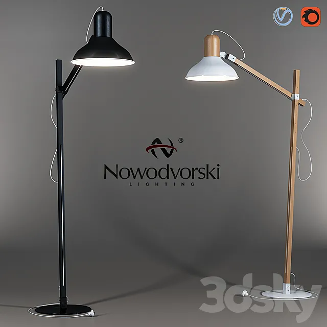 Nowodvorski 6534 WOOD BOY 3D Model Nowodvorski 6534 WOOD BOY 3D Model