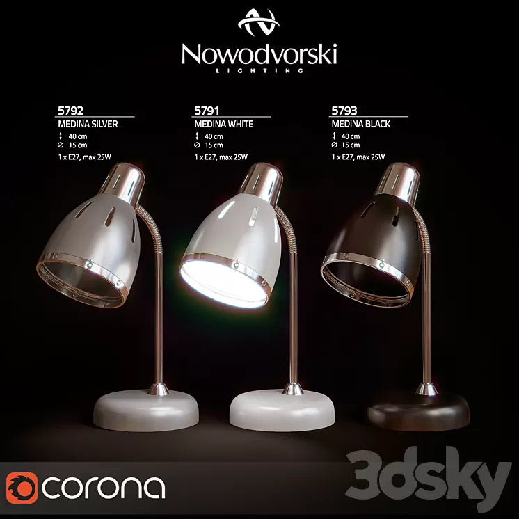 Nowodvorski MEDINA 3D Model Nowodvorski MEDINA 3D Model