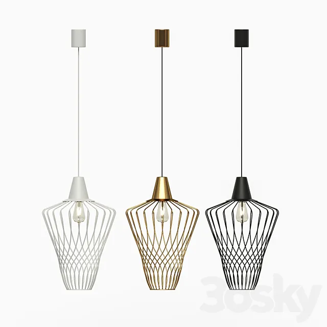 Nowodvorski Suspended Light Wave L Series 3D Model