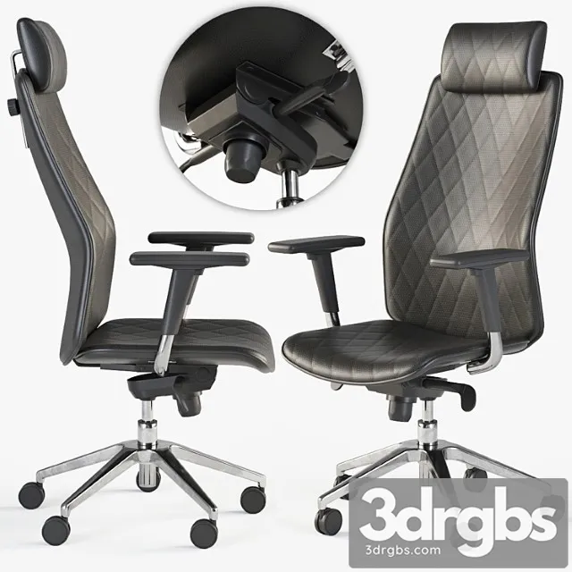 Nowy styl solo office chair 2 3D Model Download