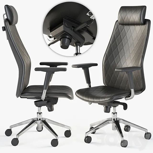 Nowy Styl Solo Office chair 3DModel Nowy Styl Solo Office chair 3DModel