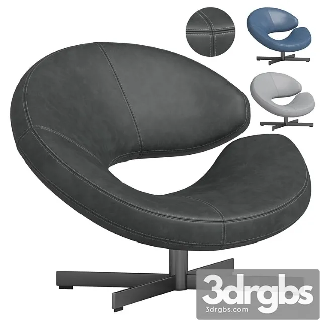 Nuage 2 armchair – lacquered base by roche bobois