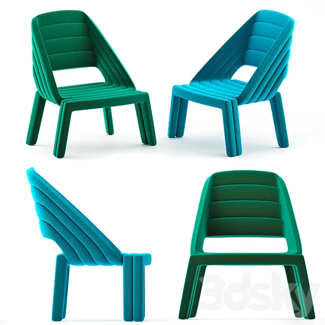 Nuance Lounge Chair by Luca Nichetto 3DModel