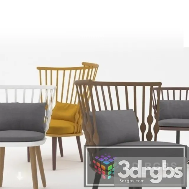Nub Easy Chair 3D Model Download Nub Easy Chair 3D Model Download