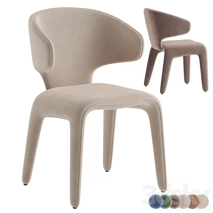 Nuevo Bandi chair 3D Model Free Download