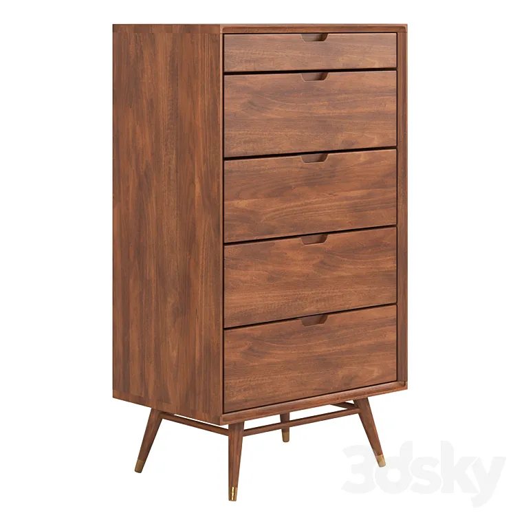 Nuevo Case Dresser Cabinet 3D Model Free Download