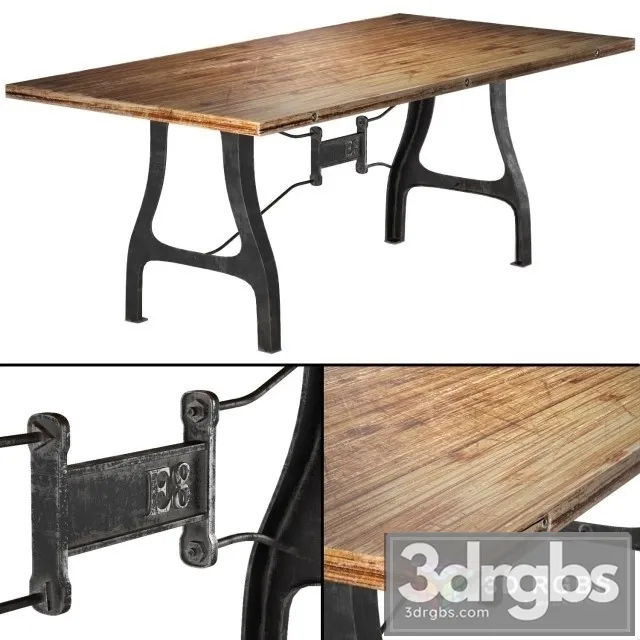 Nuevo V4A Leg Small Dining Table 3D Model Download Nuevo V4A Leg Small Dining Table 3D Model Download