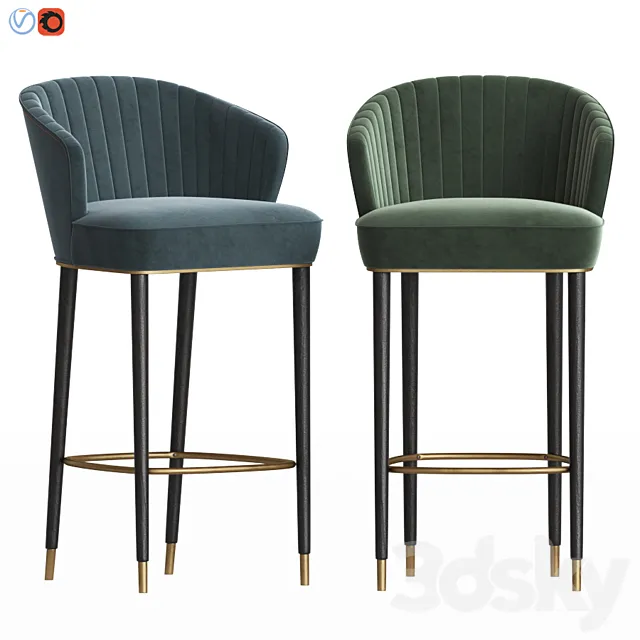 Nuka Bar Chair 1stdibs 3D Model Nuka Bar Chair 1stdibs 3D Model