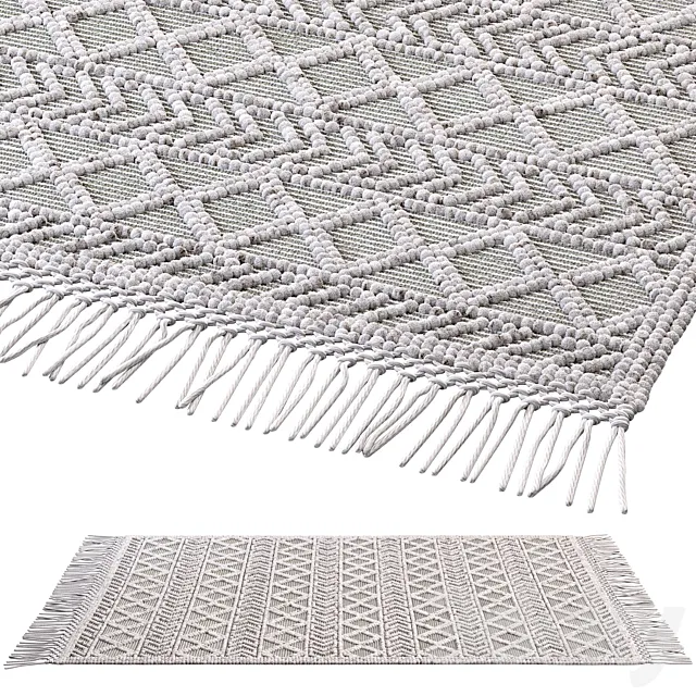 nuLOOM Dot Aztec Indian rug 3D Model nuLOOM Dot Aztec Indian rug 3D Model