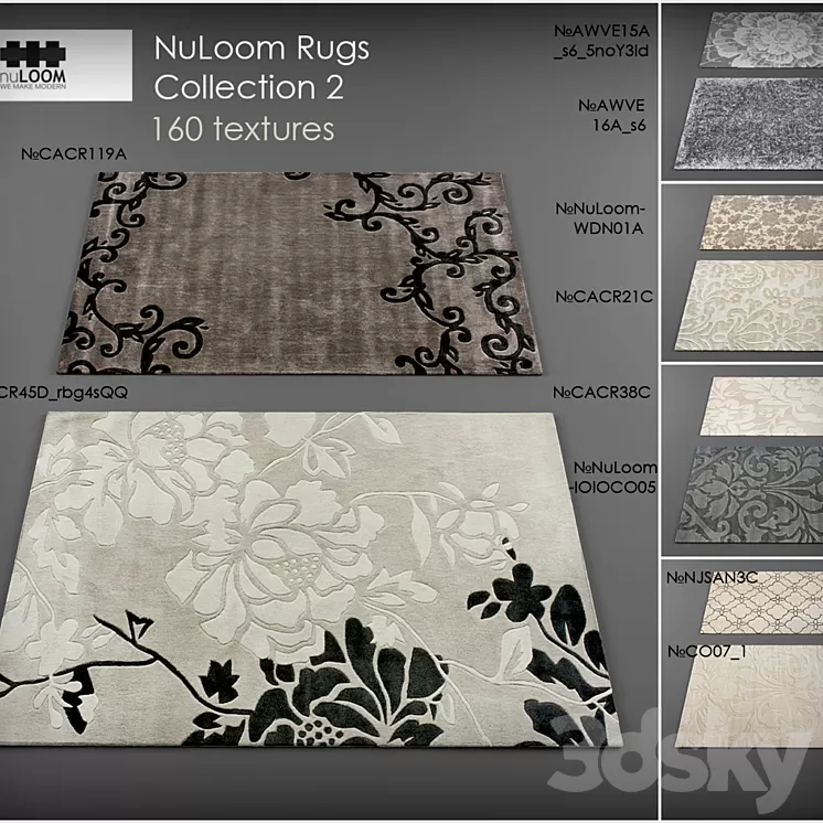Nuloom rugs2 3D Model Nuloom rugs2 3D Model